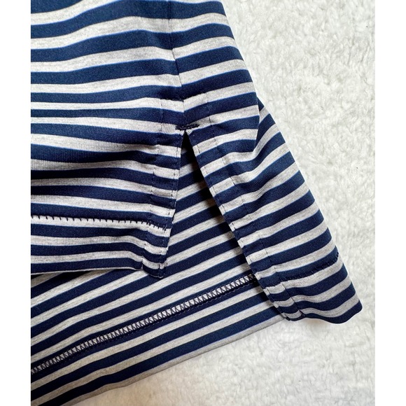 Peter Millar Summer Comfort Polo Shirt Mens Large Stripe Embroidered Golf  L - Picture 11 of 13